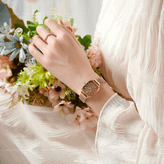 ساعت مچی زنانه بندحصیری جولیوس مدل JA-1405C